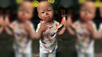 吃瓜小宝图片,揭秘娱乐圈的甜蜜瓜田